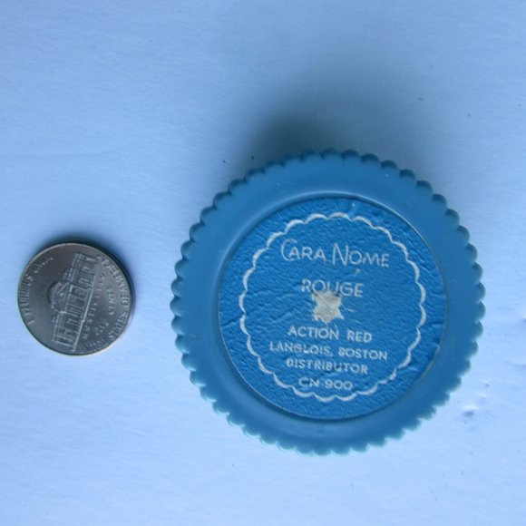 SALE Vintage Deco Style Cara Nome Rouge Compact - Picture 4 of 6